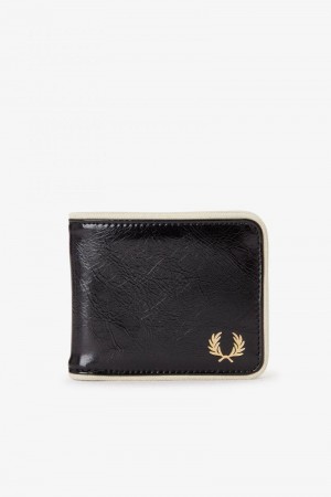 Black Fred Perry Classic Billfold Men's Bags | SG2015PJJQ