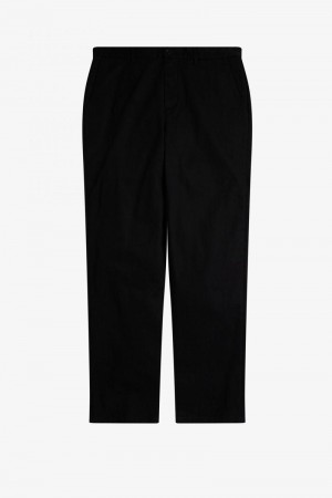 Black Fred Perry Classic Men's Pants | SG1720SGLO