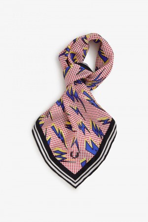 Black Fred Perry NW3511 Women's Scarves | SG1208RVDW