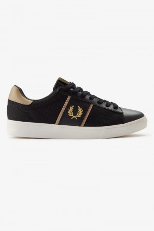 Black Fred Perry Spencer Men's Shoes | SG1893KORI