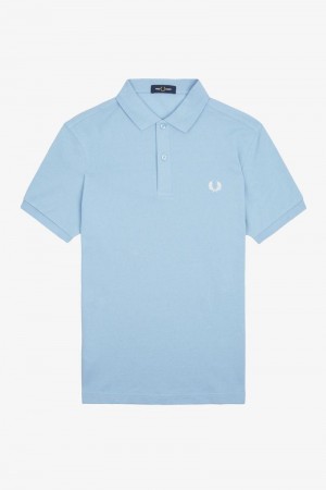 Blue Fred Perry M6000 Men's Polo Shirts | SG1577NWYB