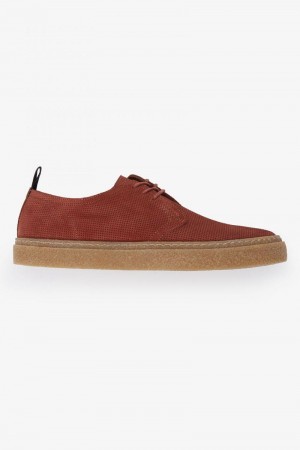 Brown Fred Perry Linden Men's Shoes | SG1898VRWD