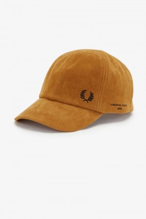 Camel Fred Perry Microfibre Men's Hats | SG1969HAPK