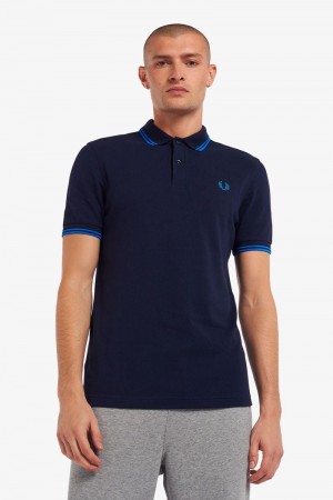 Dark Grey Fred Perry M3600 Men's Polo Shirts | SG1636KORI