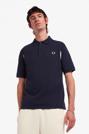 Dark Grey Fred Perry M3843 Men's Polo Shirts | SG1590SGLO