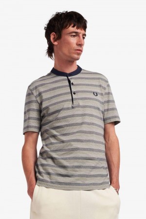 Dark Grey Fred Perry M8801 Men's Polo Shirts | SG1574WNBY