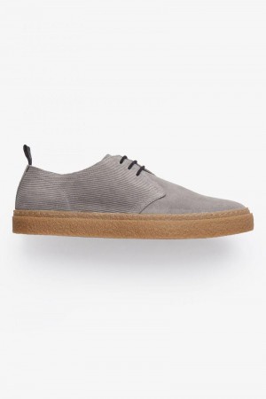 Grey Fred Perry Linden Men's Shoes | SG1899BEXC