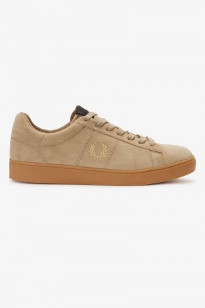 Grey Fred Perry Spencer Men's Shoes | SG1888DFMN