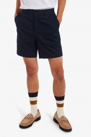 Navy Fred Perry Classic Men's Shorts | SG1497QMAZ