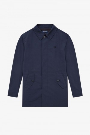 Navy Fred Perry J3826 Men's Jackets | SG1842LISH