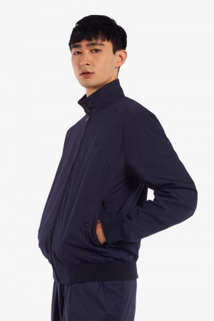 Navy Fred Perry J7320 Men's Jackets | SG1835SGLO