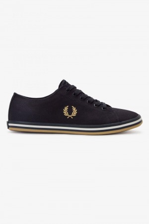 Navy Fred Perry Kingston Men's Shoes | SG1906TCEV