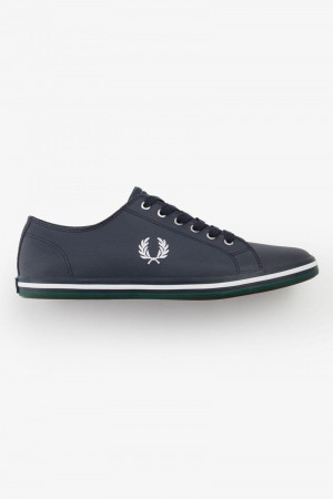 Navy Fred Perry Kingston Men's Shoes | SG1907YXFU