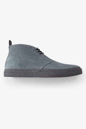 Sky blue Fred Perry Hawley Men's Shoes | SG1925BEXC