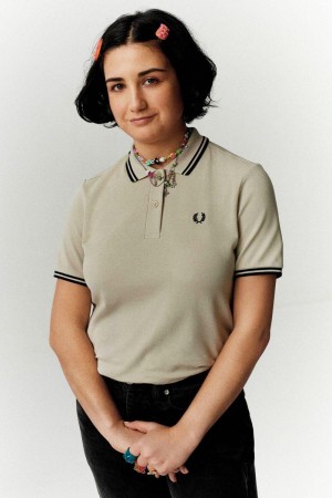 White Fred Perry G3600 Women's Polo Shirts | SG1085VRWD