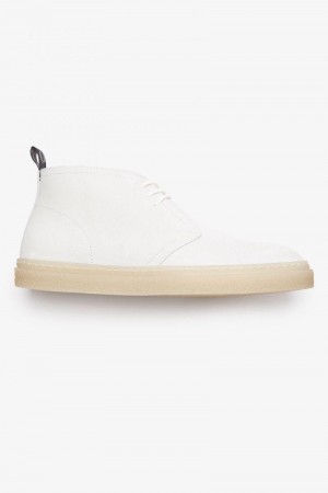 White Fred Perry Hawley Women's Shoes | SG1198FDNM