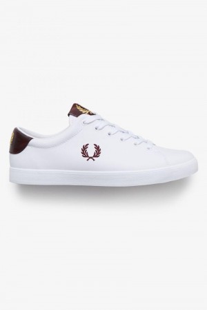 White Fred Perry Lottie Women's Shoes | SG1187NWYB