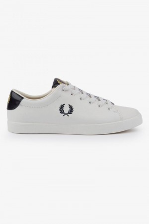 White Fred Perry Lottie Women's Shoes | SG1189VRWD