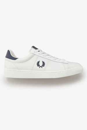 White Fred Perry Spencer Men's Shoes | SG1891HAPK