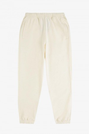 White Fred Perry T3824 Men's Pants | SG1693DFMN